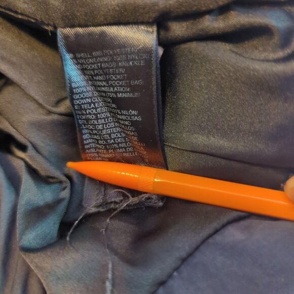 The North Face Miss Metro Parka Coat Womens Medium Black Goose Down Long Winter - Picture 9 of 10